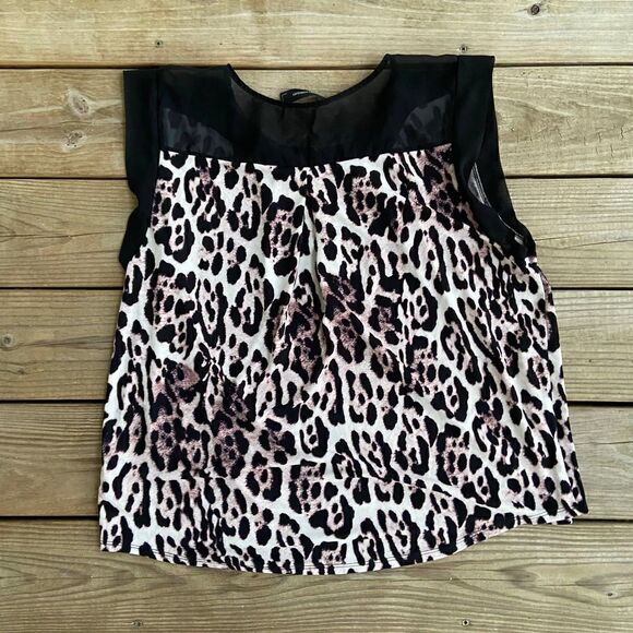 Robert Rodriguez Leopard Print Sleeveless Blouse - Picture 2 of 4